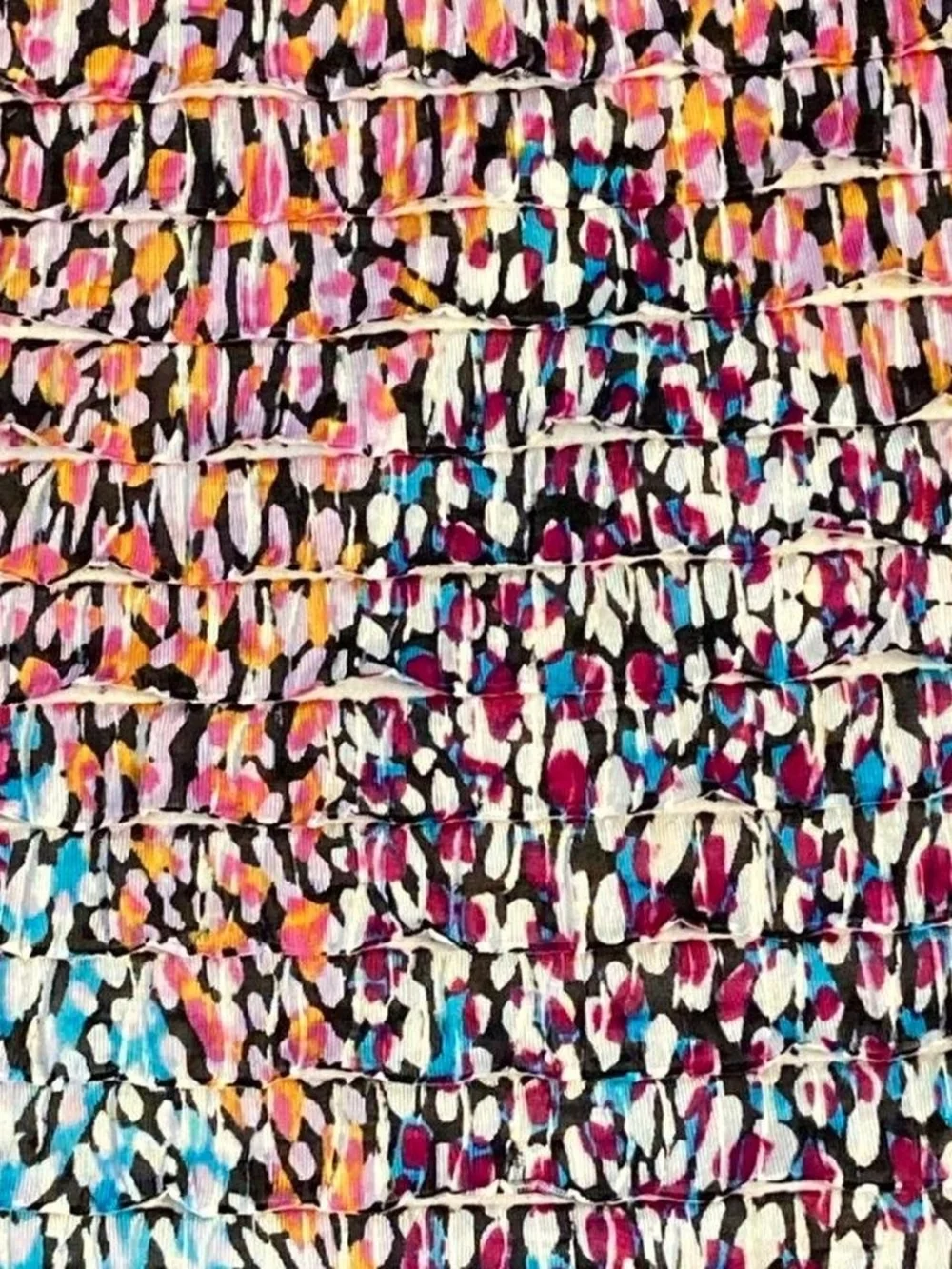 Early 2000s Multi Color Ruffle Cami Tank Top - Picture 6 of 7